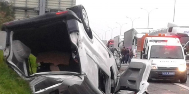 Kaza yapan itfaiye eri hayatını kaybetti