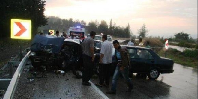 Osmaniye'de zincirleme trafik kazas: 11 yaral