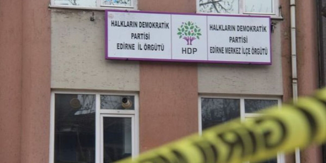 HDP Edirne İl Başkanlığında arama yapıldı