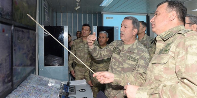 Orgeneral Akar operasyon bölgesinde