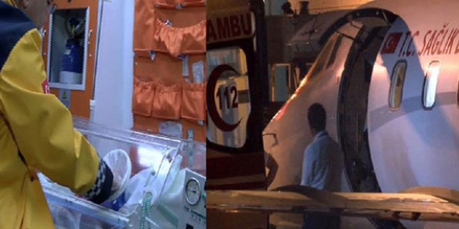 Kalp hastas Elif Nur bebek Trkiye'ye getirildi