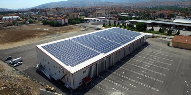 Malatya'da kurulan santral elektrik üretimine başladı