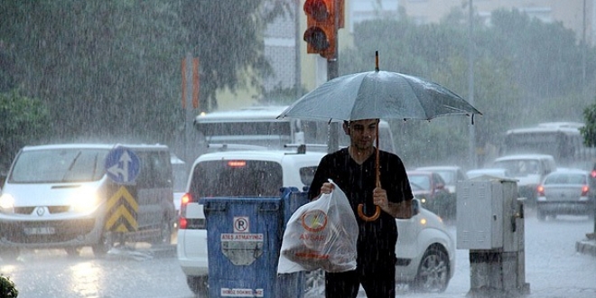 Meteoroloji'den iki il için sağanak yağış uyarısı