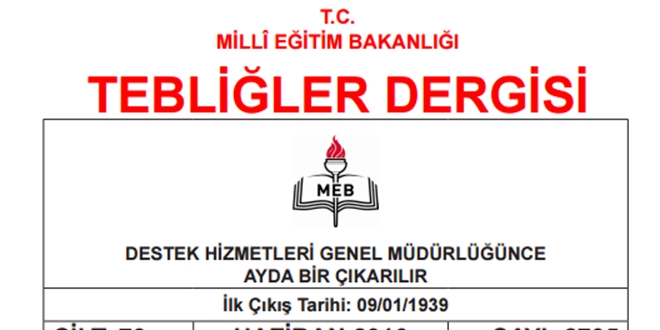 Haziran ayının Tebliğler Dergisi yayımlandı
