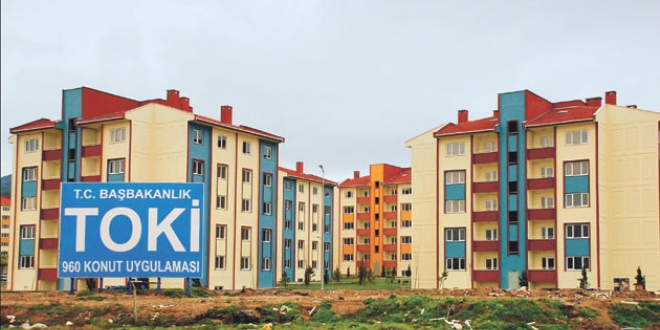 TOKİ'den işçi kentindeki emekliye 524 konut