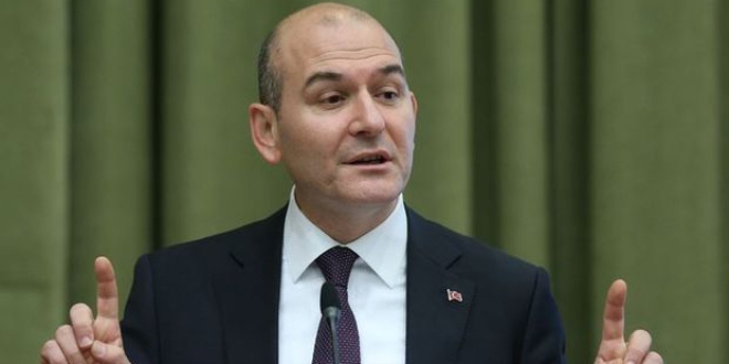 Soylu: Elleri balanm bir Trkiye deiliz