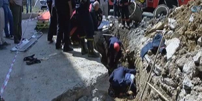 Üsküdar'da toprak kayması: 1 işçi yaralı