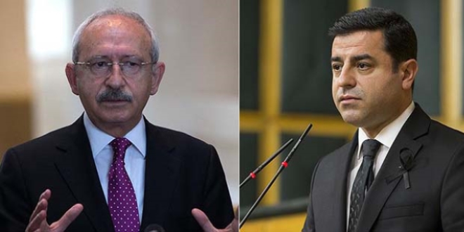 Kılıçdaroğlu ve Demirtaş hakkındaki fezlekeler Başsavcılıkta