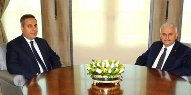 Başbakan Yıldırım, MİT Müsteşarı Fidan'ı kabul etti