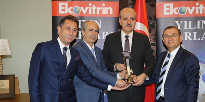 Başbakan Yardımcısı Kurtulmuş'a 'Yılın Bakanı' ödülü