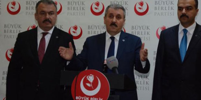 BBP: Amerikan modeli başkanlık sistemine karşıyız