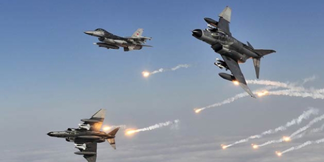 Lice'de 16 hedef uçaklarla vuruldu