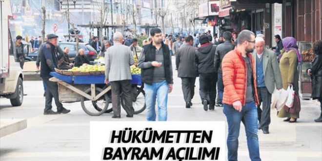 Hükümet, bayramda 10 bin aileye 400 lira verecek