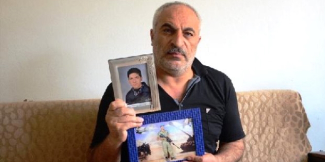 Kaçırılan askerin babasının en acı babalar günü
