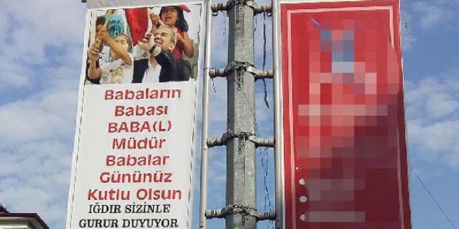 Emniyet Müdürü'nün Babalar Günü'nü böyle kutladlar
