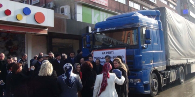 Zonguldak'tan Bayırbucak Türkmenlerine yardım