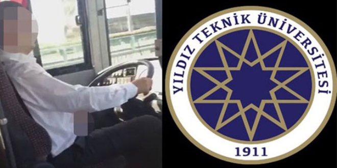 YTÜ'den 'servis şoförü rezaleti' açıklaması