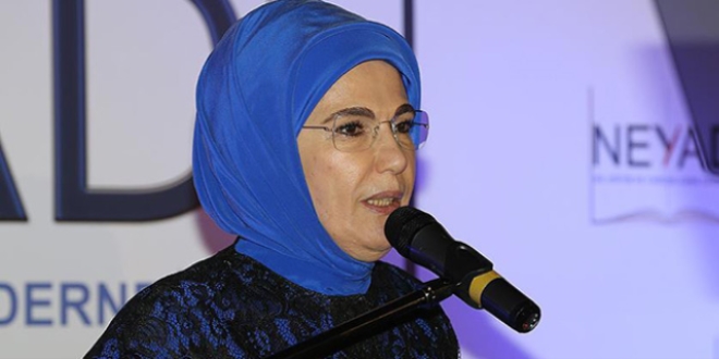 Emine Erdoan: Savalar durduracak nesiller yetitirmemiz gerekiyor