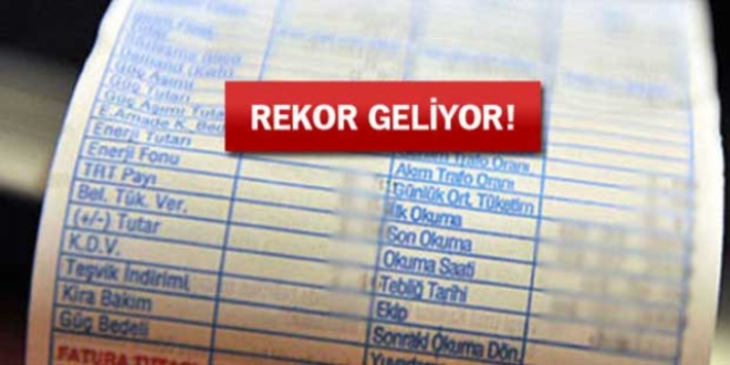 Elektrik tüketim rekoru kırıldı