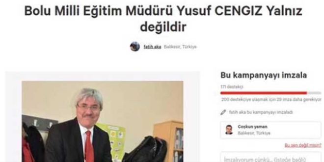 10. Yıl Marşı'nı yasaklayan müdüre destek kampanyası açtılar