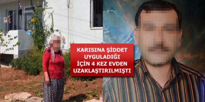 Bu sefer tam tersi oldu, kadına evden uzaklaştırma cezası