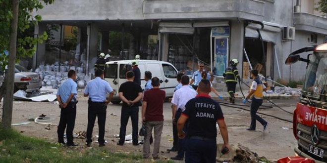 Adana'da patlama meydana geldi: 2 yaralı
