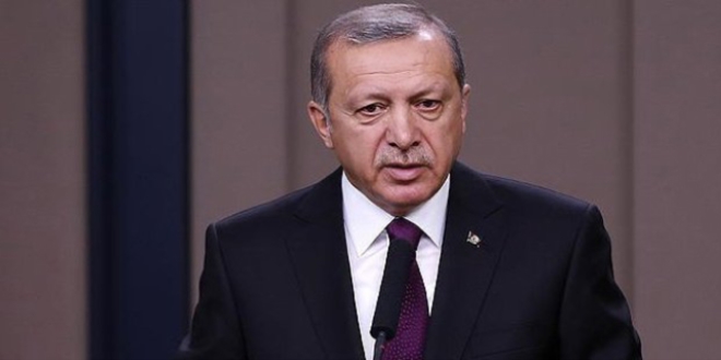 Erdoğan'dan şehit ailelerine taziye telgrafı