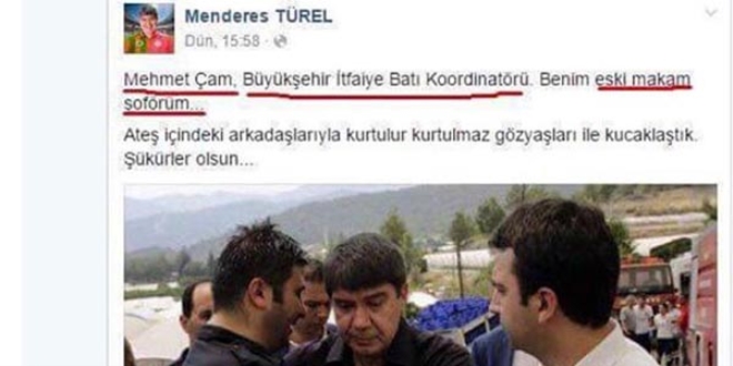 Menderes Türel'den Aylin Nazlıaka'ya 'itfaiyeci' yanıtı