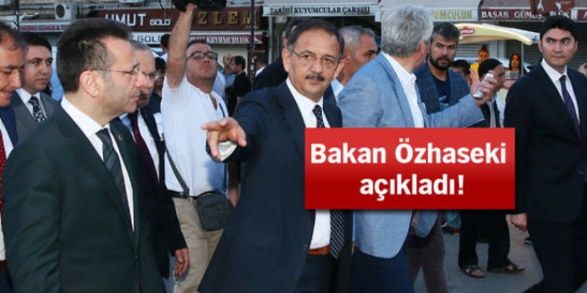 Bakan Özhaseki: Kamulaştırmasız el atma gelebilir