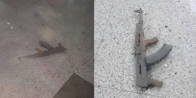 İşte teröristin kullandığı silah!