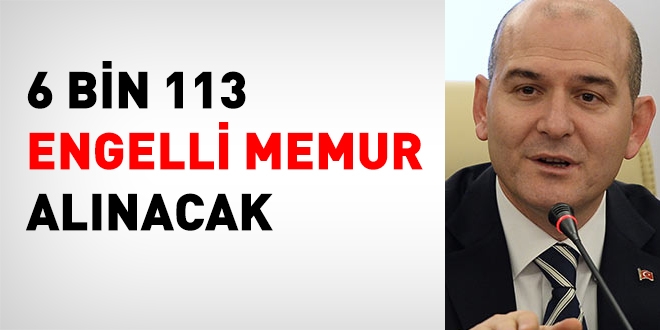 6 bin 113 engelli memur alınacak