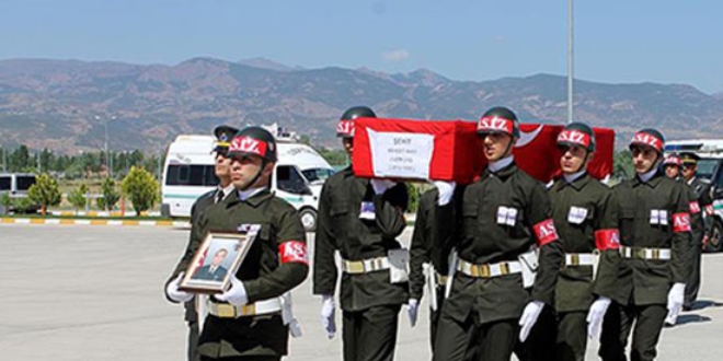 Şehit uzman çavuş Behcet Avcı son yolculuğuna uğurlandı