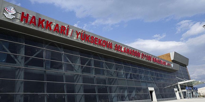 Selahaddin Eyyubi Havalimanı'na 11 ay sonra ilk kez uçak indi
