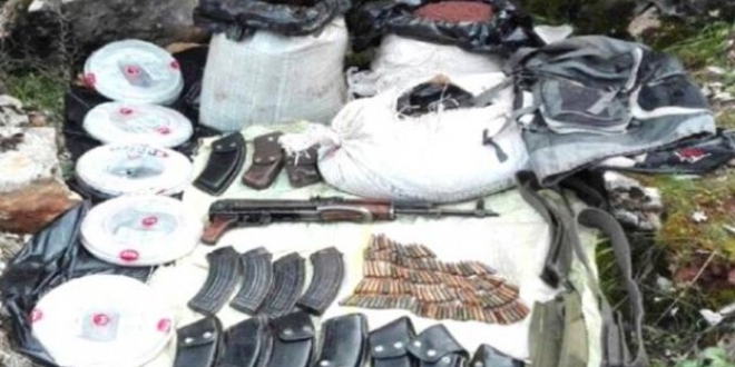 Lice'de PKK'nın kullandığı 3 mağara ve 16 sığınak bulundu
