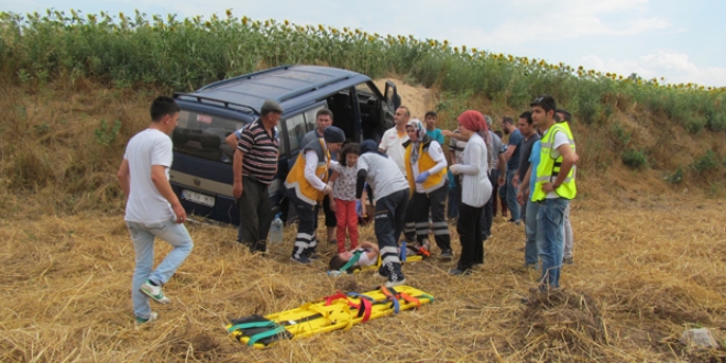 Tokat'ta trafik kazası: 11 yaralı