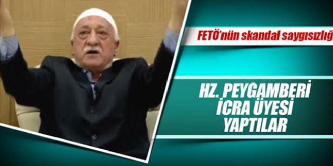 Hz. Peygamber'i icra yesi yaptlar