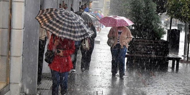 Meteoroloji'den 'yağış' uyarısı