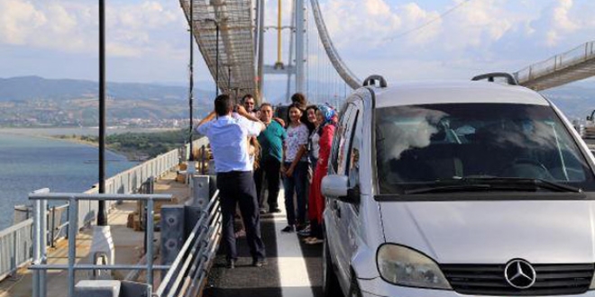 Osmangazi Köprüsü'nde bunu yapanlara ceza kesildi