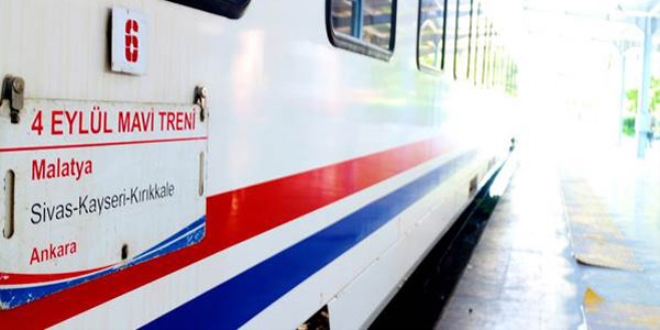 Malatya-Ankara 4 Eylül Mavi Treni'nin seferleri iptal edildi