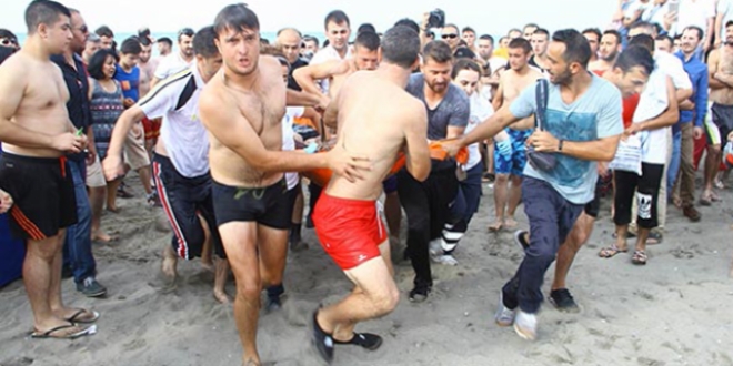 Denizde kaybolduktan 45 dakika sonra canlı çıkarıldı