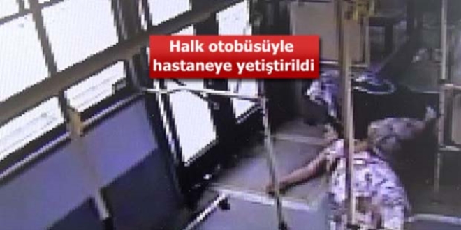 Arıların saldısına uğrayan kişi halk otobüsüyle hastaneye yetiştirildi