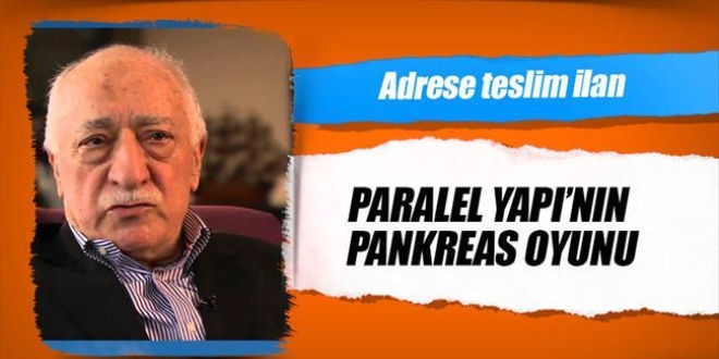Paralel Yapı'nın pankreas oyunu