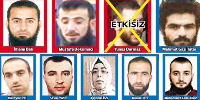 Liste yenilendi: Aranan IŞİD'li sayısı 23'ten 48'e çıktı