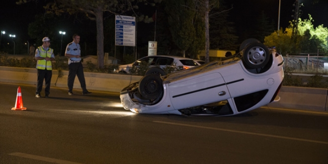 Bakent'te trafik kazas: 1 yaral