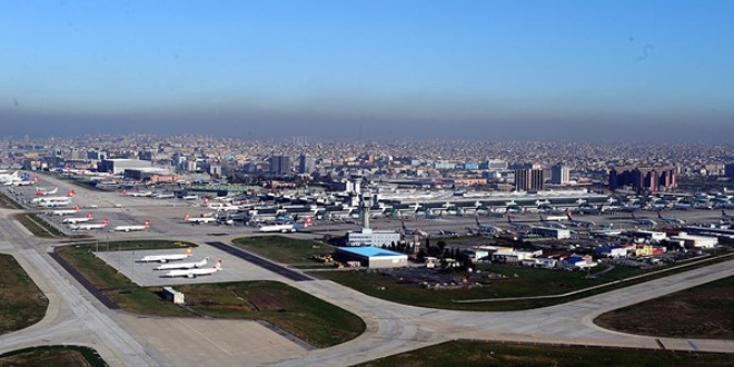 Atatürk Havalimanı yakınında drone görüldü