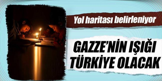 Gazze'ye 3 koldan elektrik