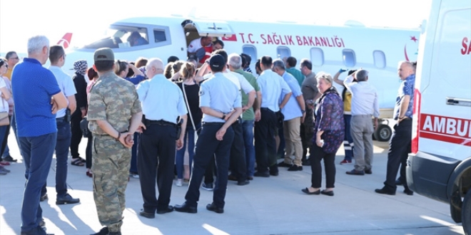 Giresun'da saldrda yaralanan polis GATA'ya sevkedildi