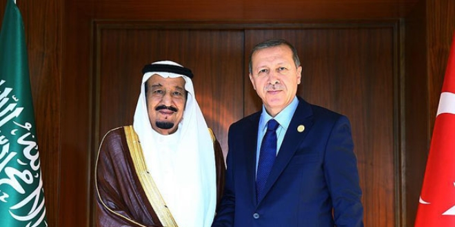 Cumhurbaşkanı Erdoğan, Suud Kralı Selman ile telefonda görüştü