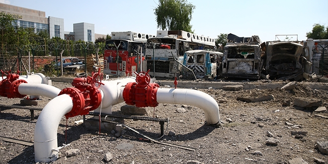 FETÖ'cülerin kullandığı jetler, doğalgaz istasyonunu hedef almış