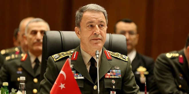 Orgeneral Akar'dan başsağlığı mesajı
